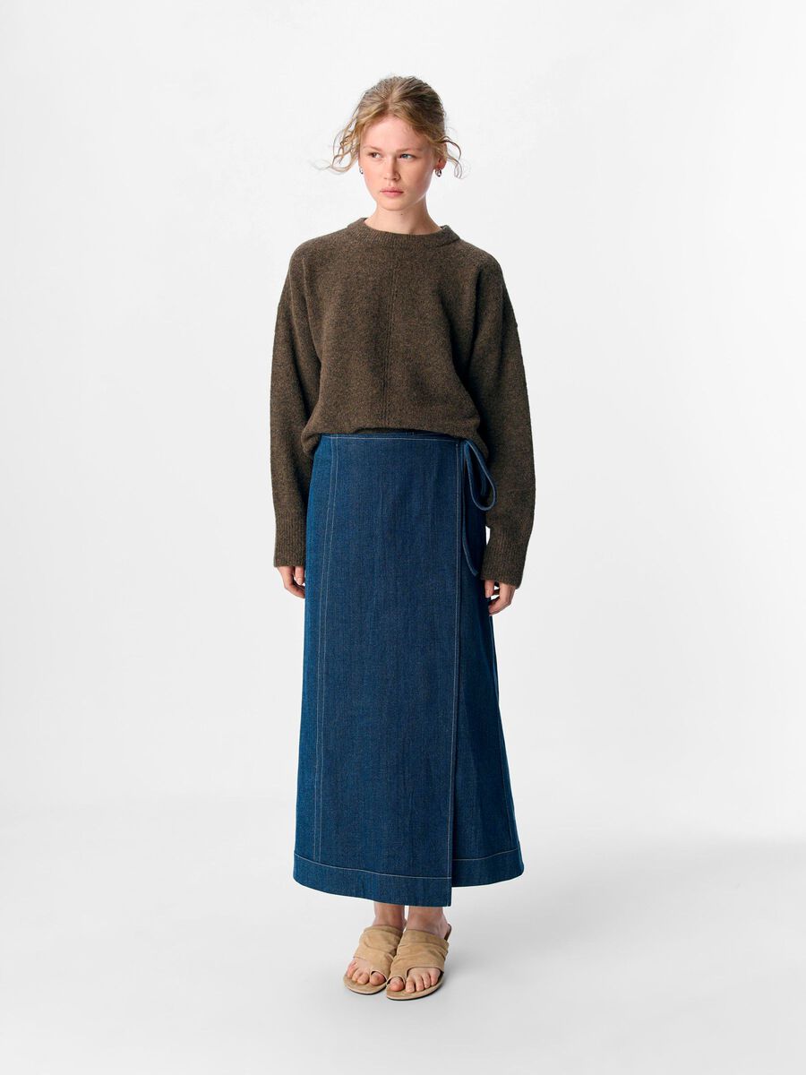 OBJECT DENIM WRAP SKIRT, Dark Medium Blue Denim, highres - 23048942_DarkMediumBlueDenim_005.jpg