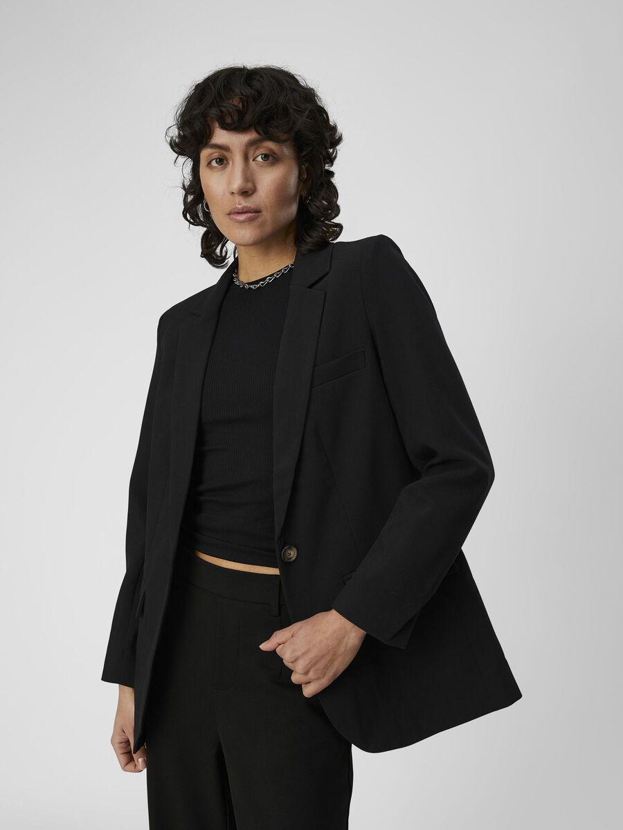 OBJECT OBJSIGRID BLAZER, Black, highres - 23035737_Black_003.jpg