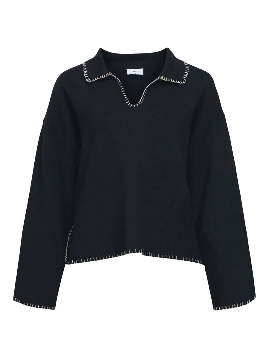 OBJECT OBJREYNARD KNITTED JUMPER, Black, highres - 23046215_Black_1173416_001.jpg