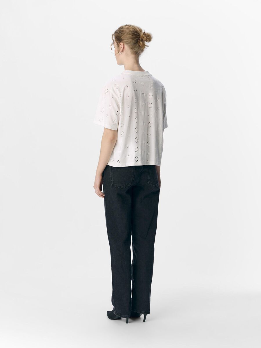 OBJECT BRODERIE ANGLAISE T-SHIRT, Cloud Dancer, highres - 23045297_CloudDancer_1182333_004.jpg