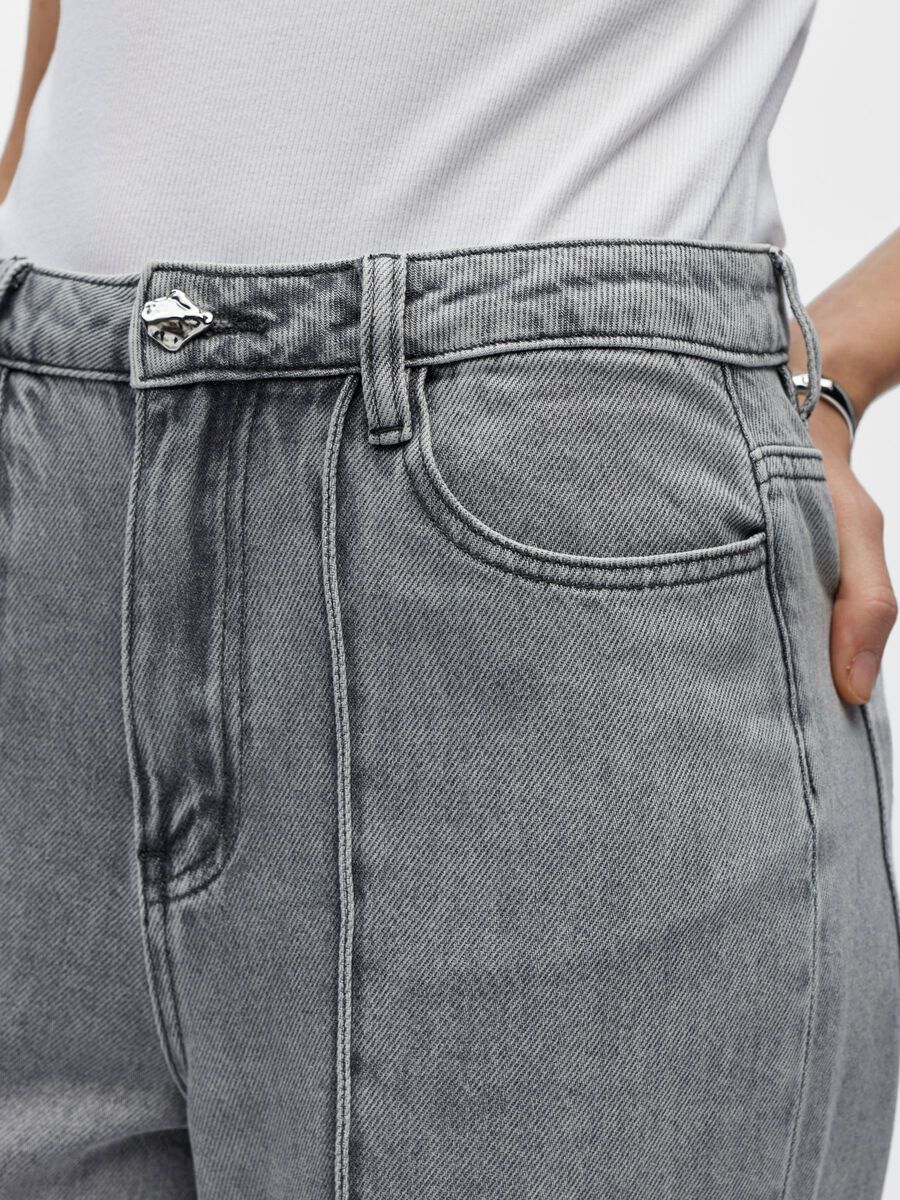 Carousel image - WIDE LEG JEANS, Light Grey Denim | 5