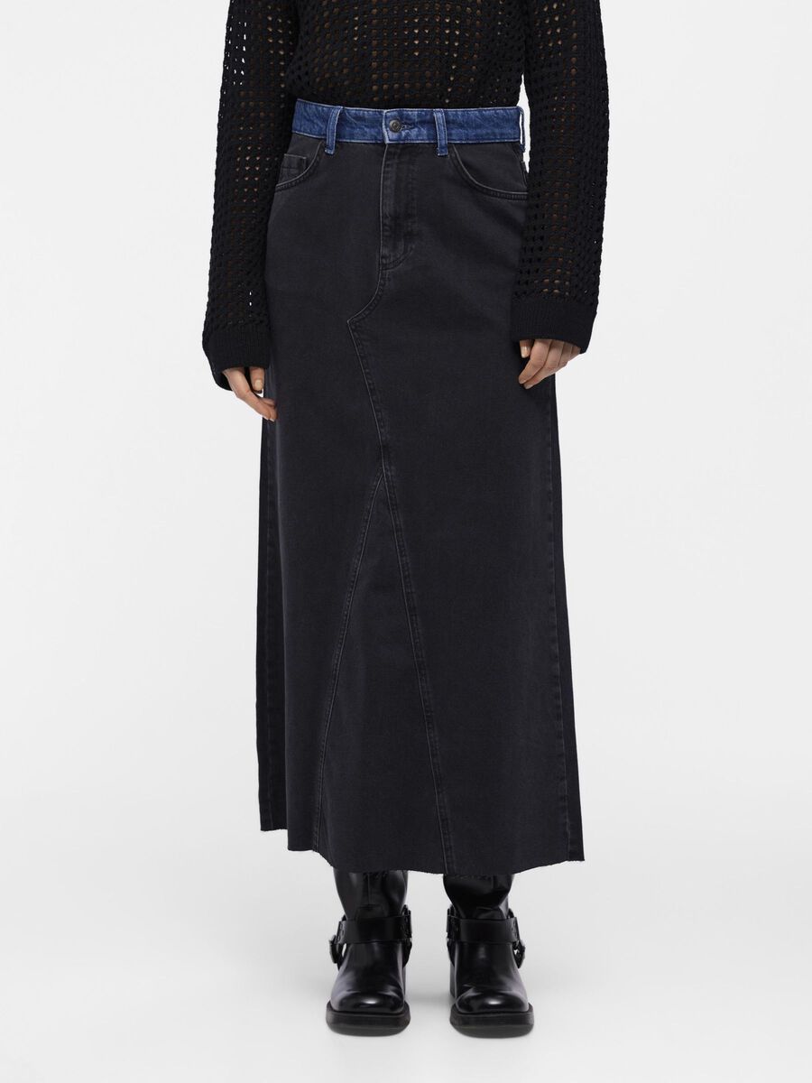 OBJECT OBJHARLOW JUPE EN JEAN, Black Denim, highres - 23043754_BlackDenim_1131464_003.jpg