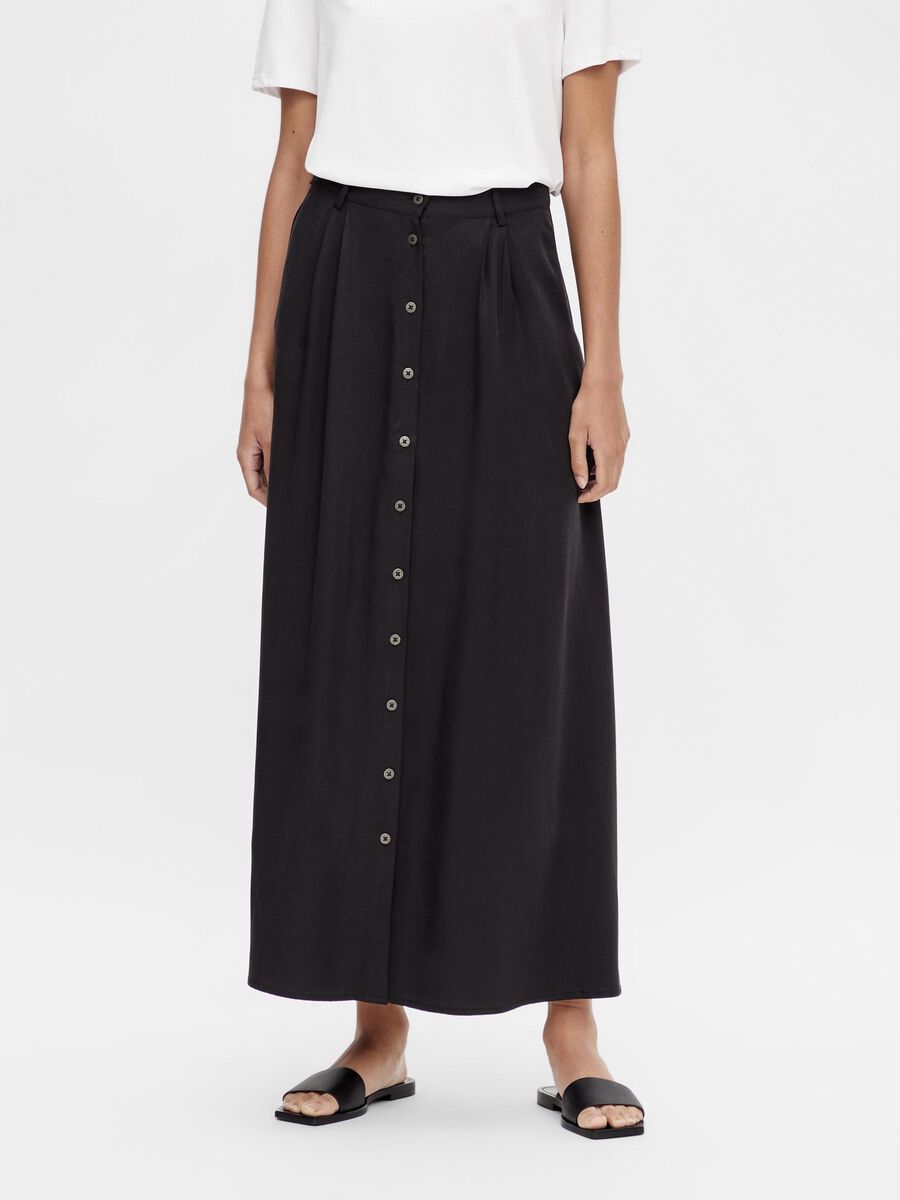 Object Collectors Item LONG SKIRT, Black, highres - 23037485_Black_003.jpg