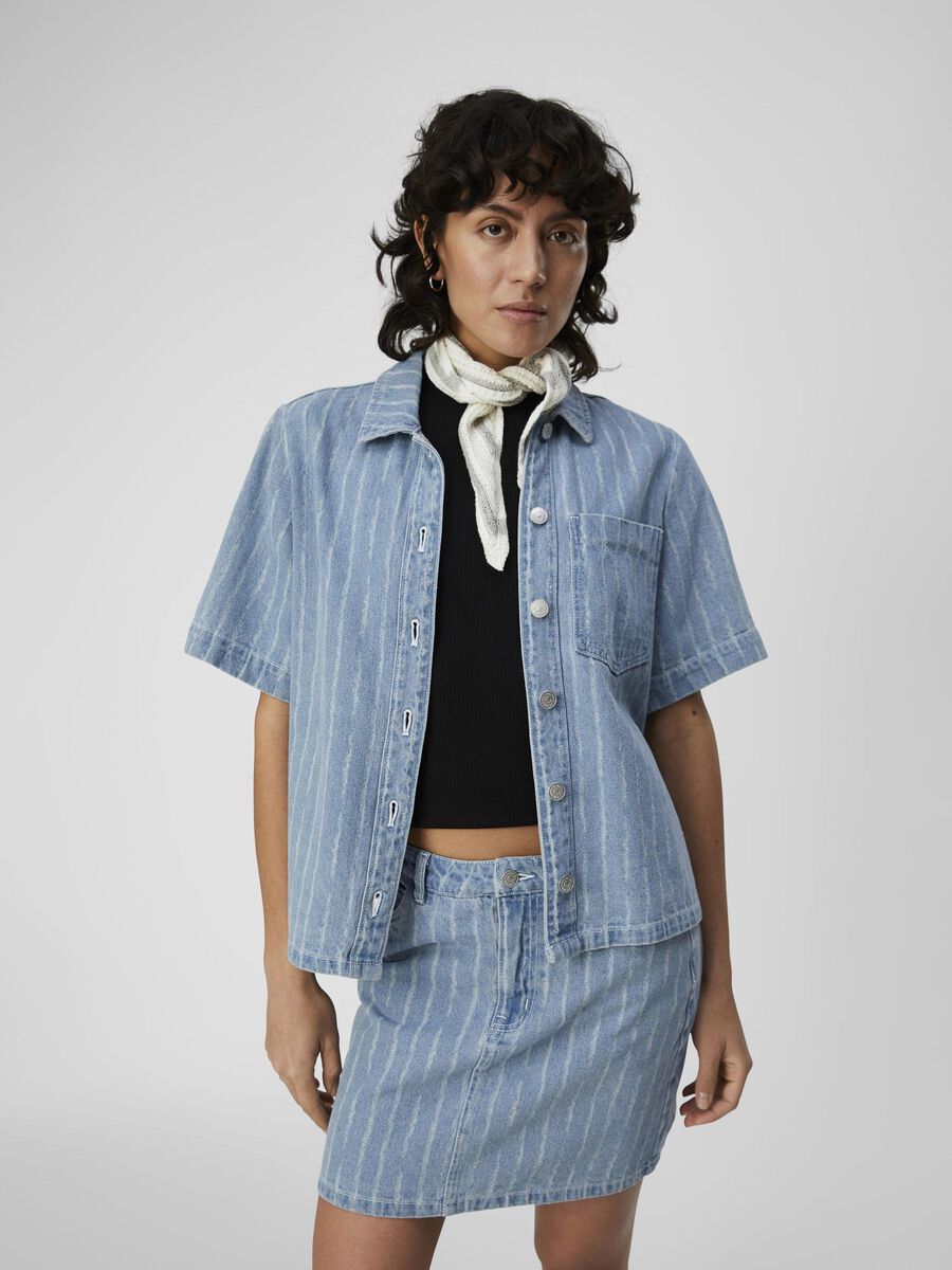 OBJECT DENIM SHIRT, Light Blue Denim, highres - 23043613_LightBlueDenim_003.jpg