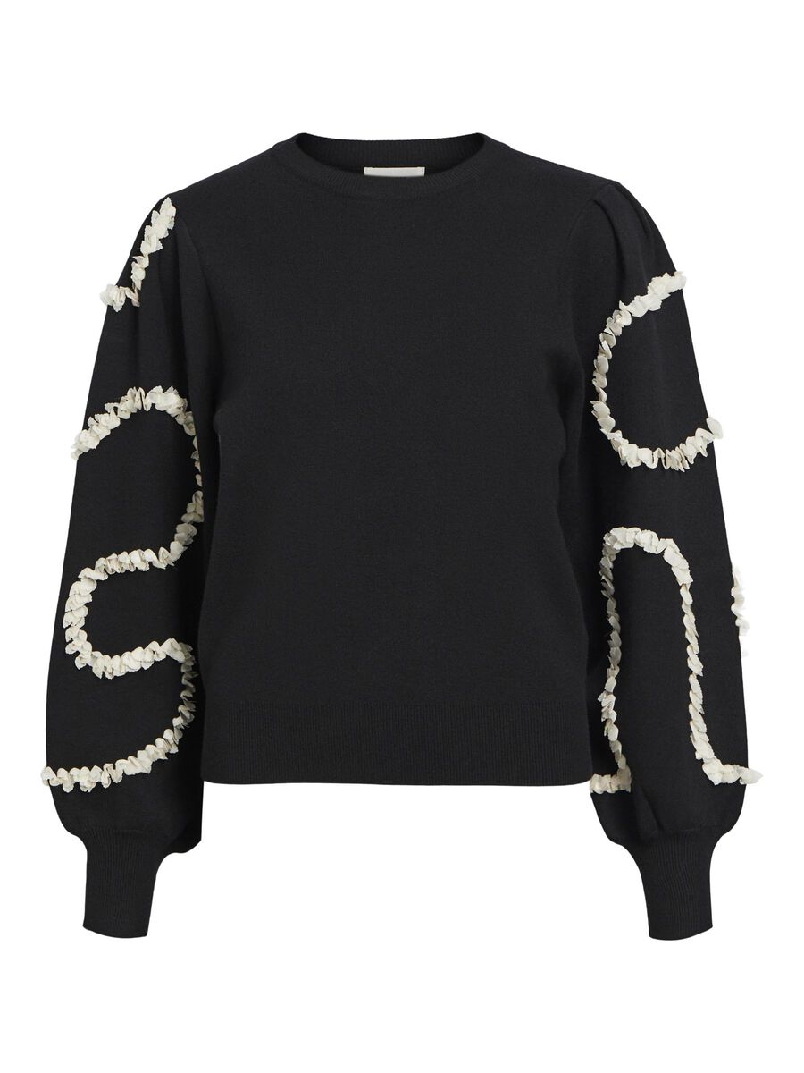 Object Collectors Item KNITTED PULLOVER, Black, highres - 23042928_Black_1086987_001.jpg