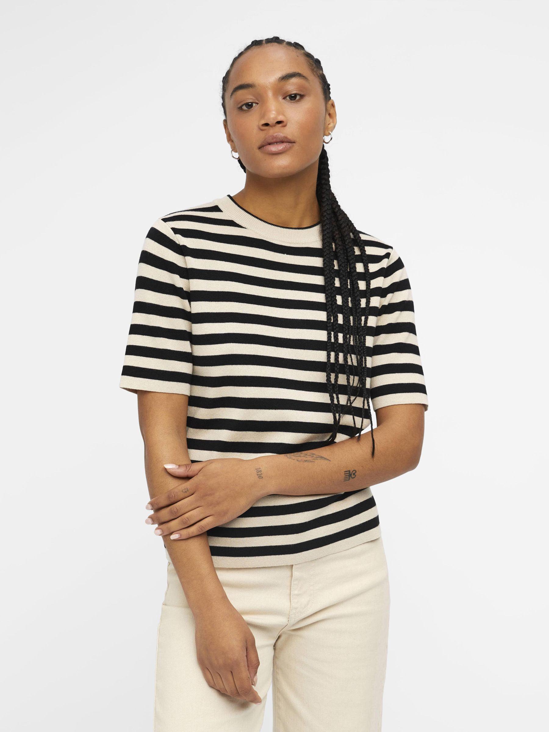 Gestreepte t shirts voor dames .OBJECT CI Nederland