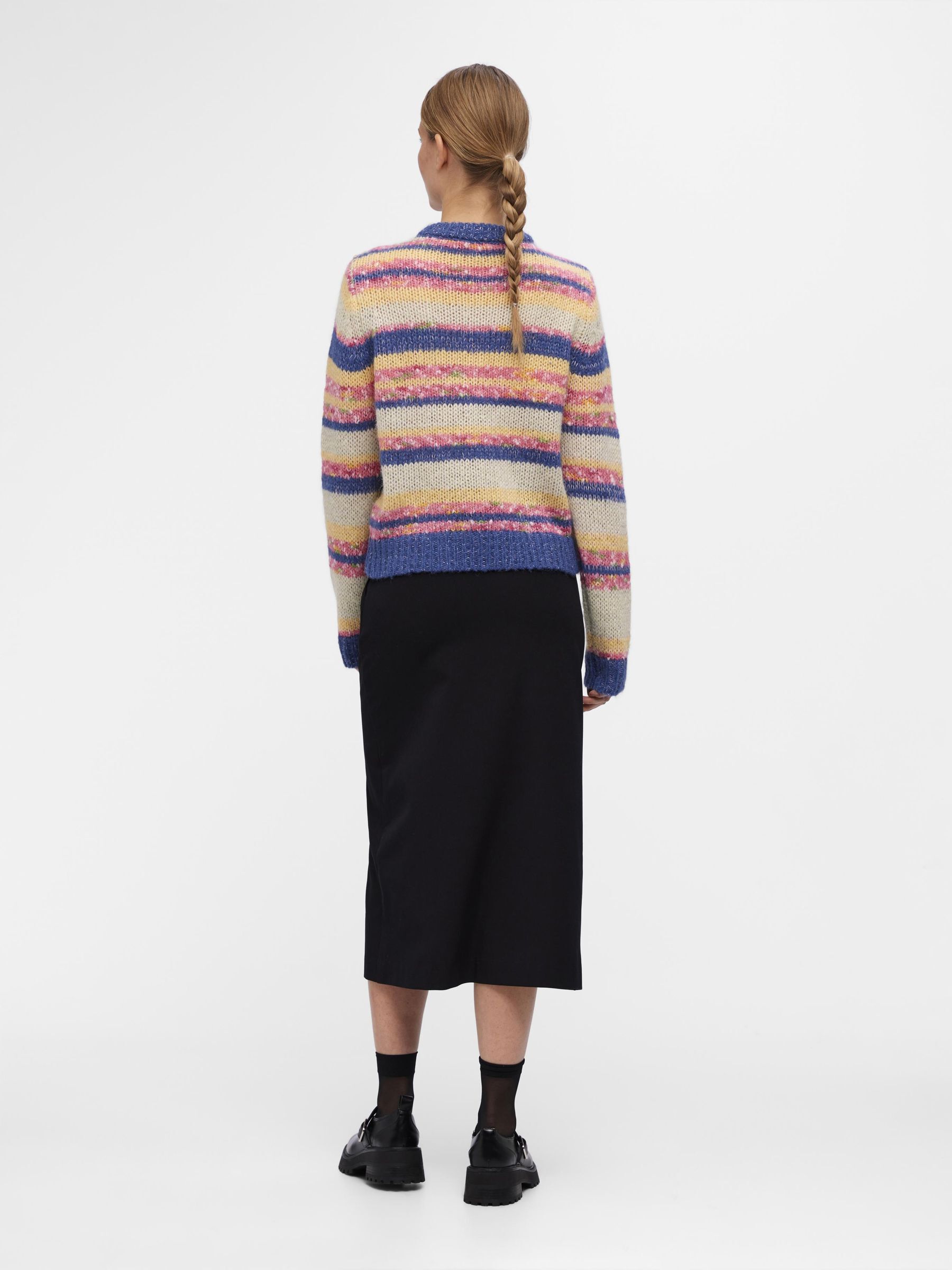 LONG SLEEVED CARDIGAN Blue .OBJECT CI UK