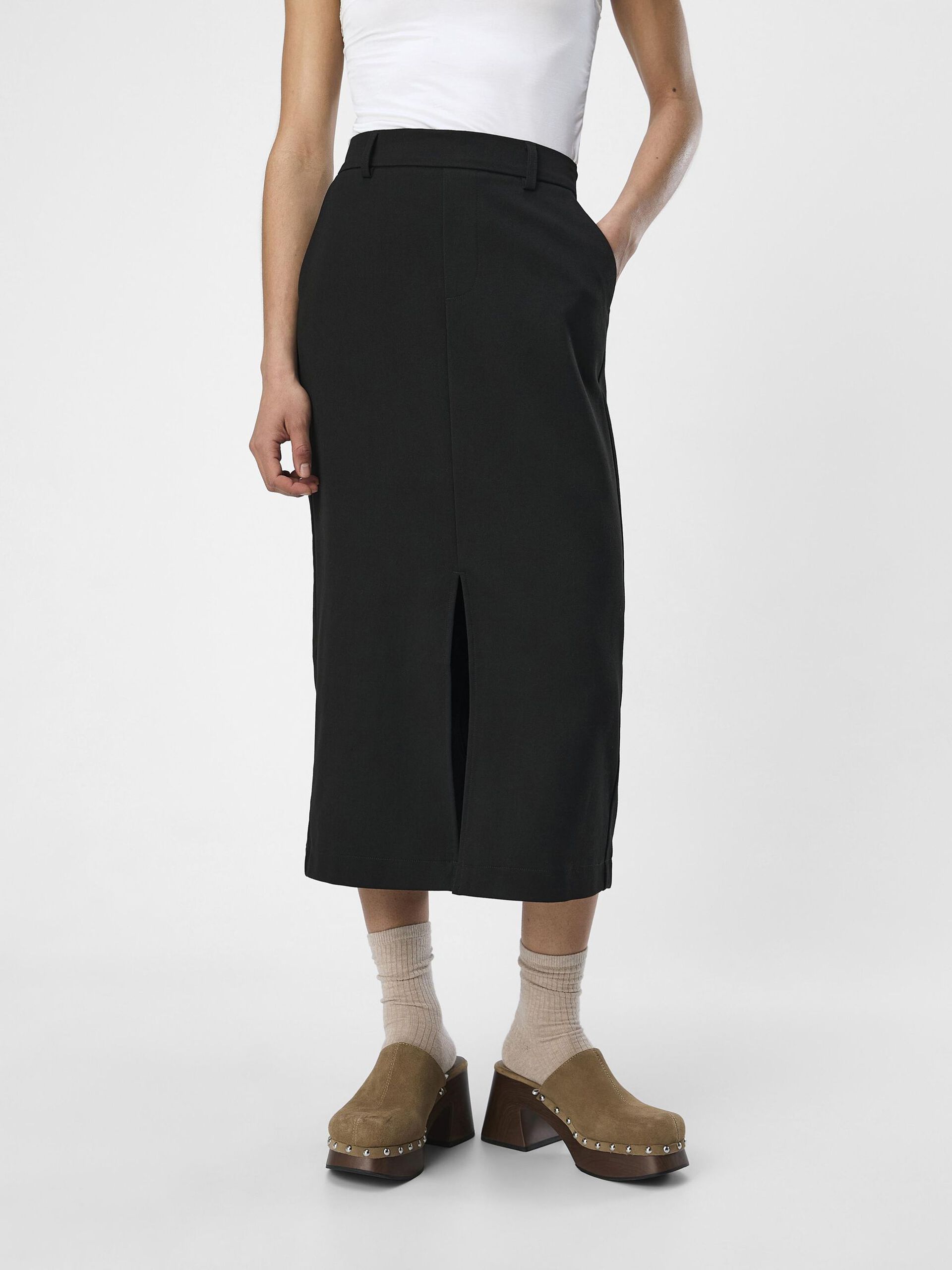 Carousel image - OBJLISA MIDDELLANGE ROK, Black | 3