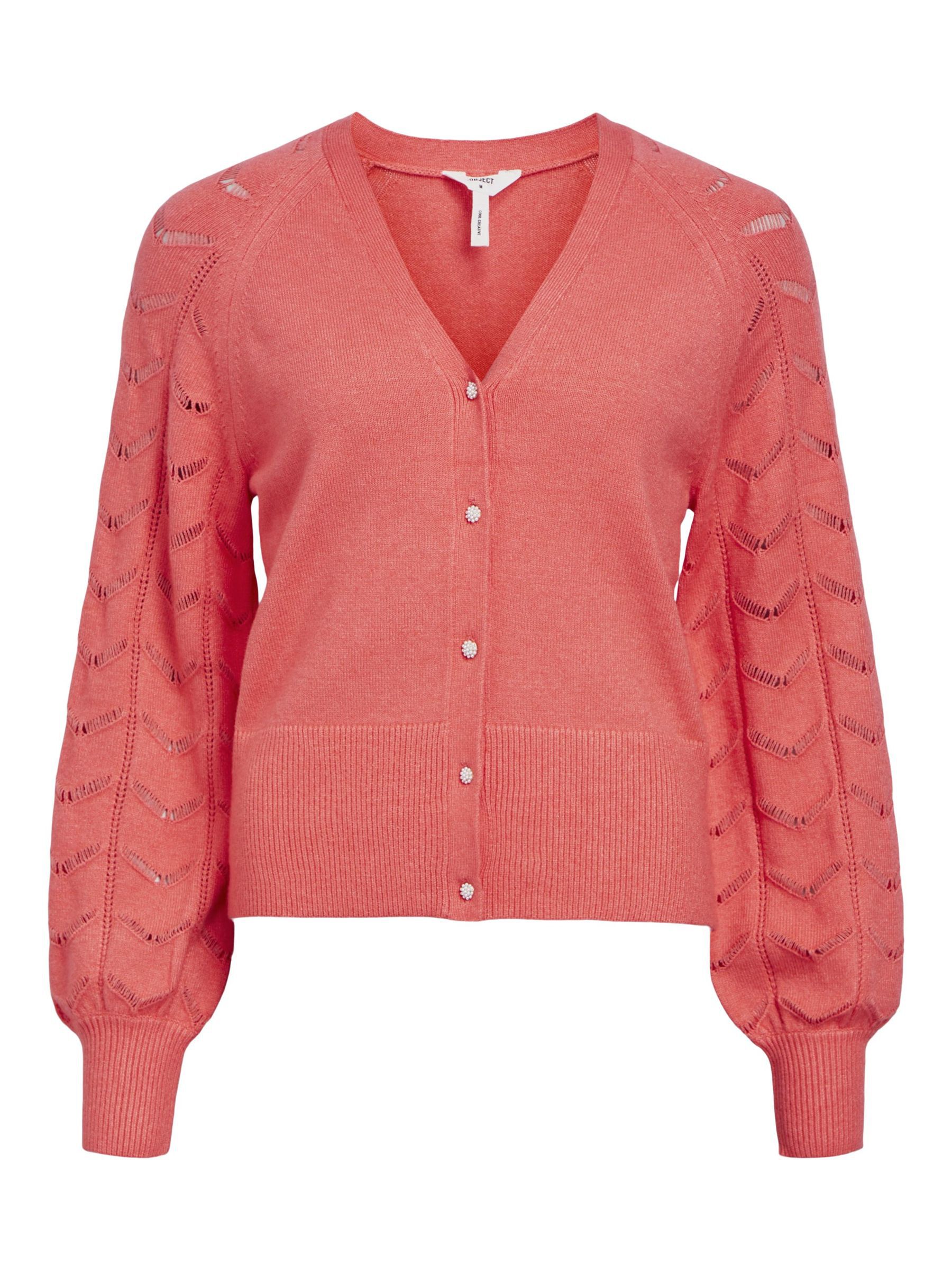 Long peach shop cardigan