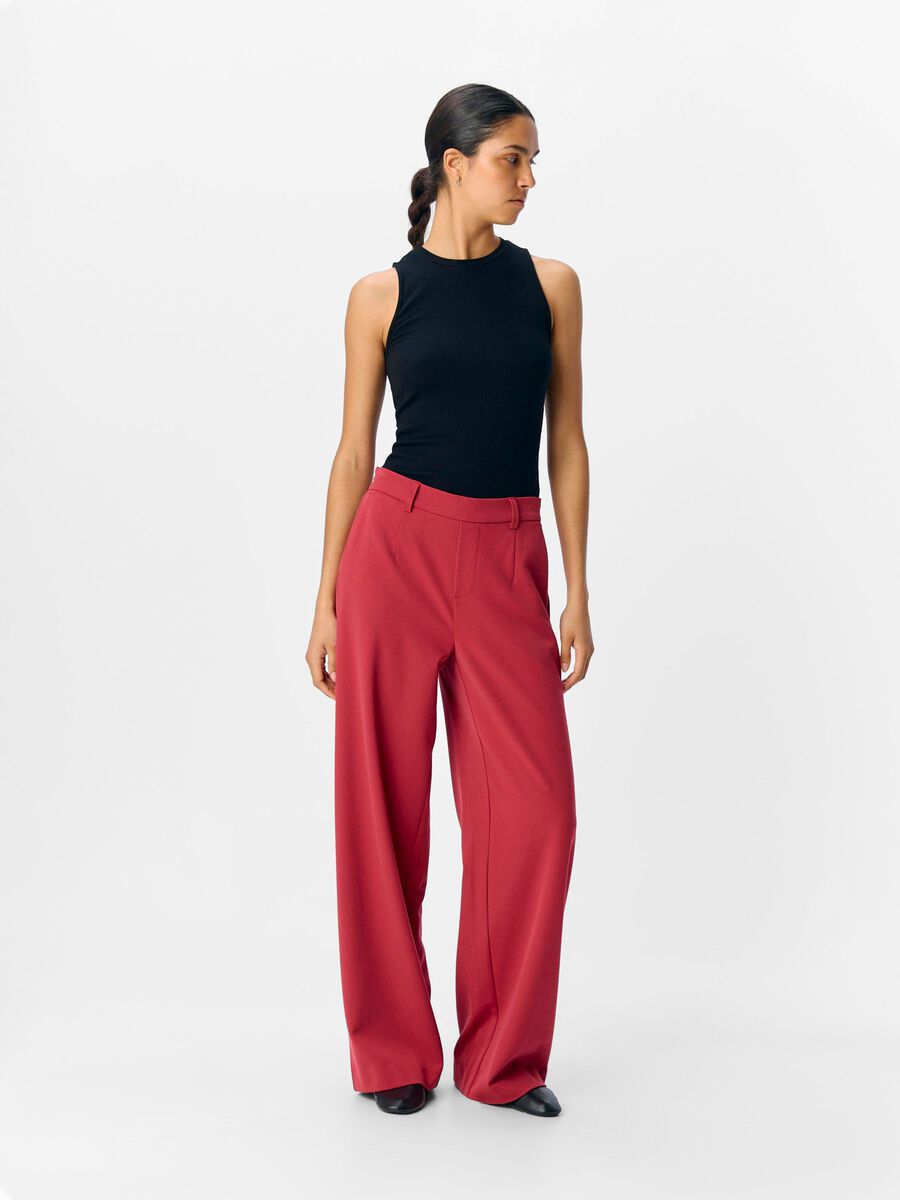 Carousel image - OBJLISA TROUSERS, Karanda Red | 4