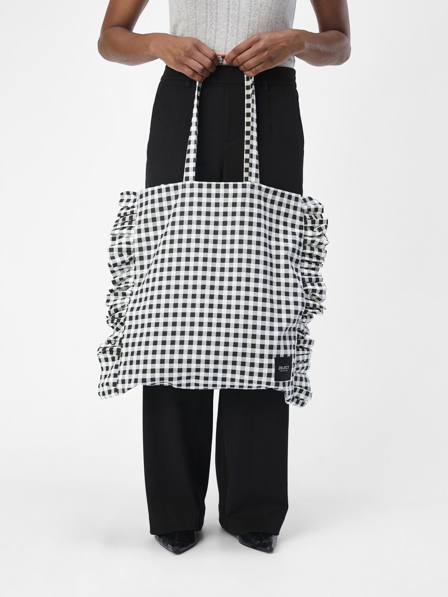 OBJECT RUTIG SHOPPINGVÄSKA, Black, highres - 23039334_Black_003.jpg