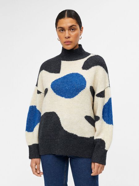 Object Collectors Item PATTERNED JUMPER, Black, highres - 23040746_Black_995104_003.jpg