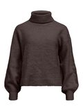 Product image thumbnail - COL MONTANT JUMPER, Seal Brown | 1