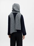 Product image thumbnail - BALACLAVA SCARF, Medium Grey Melange | 3