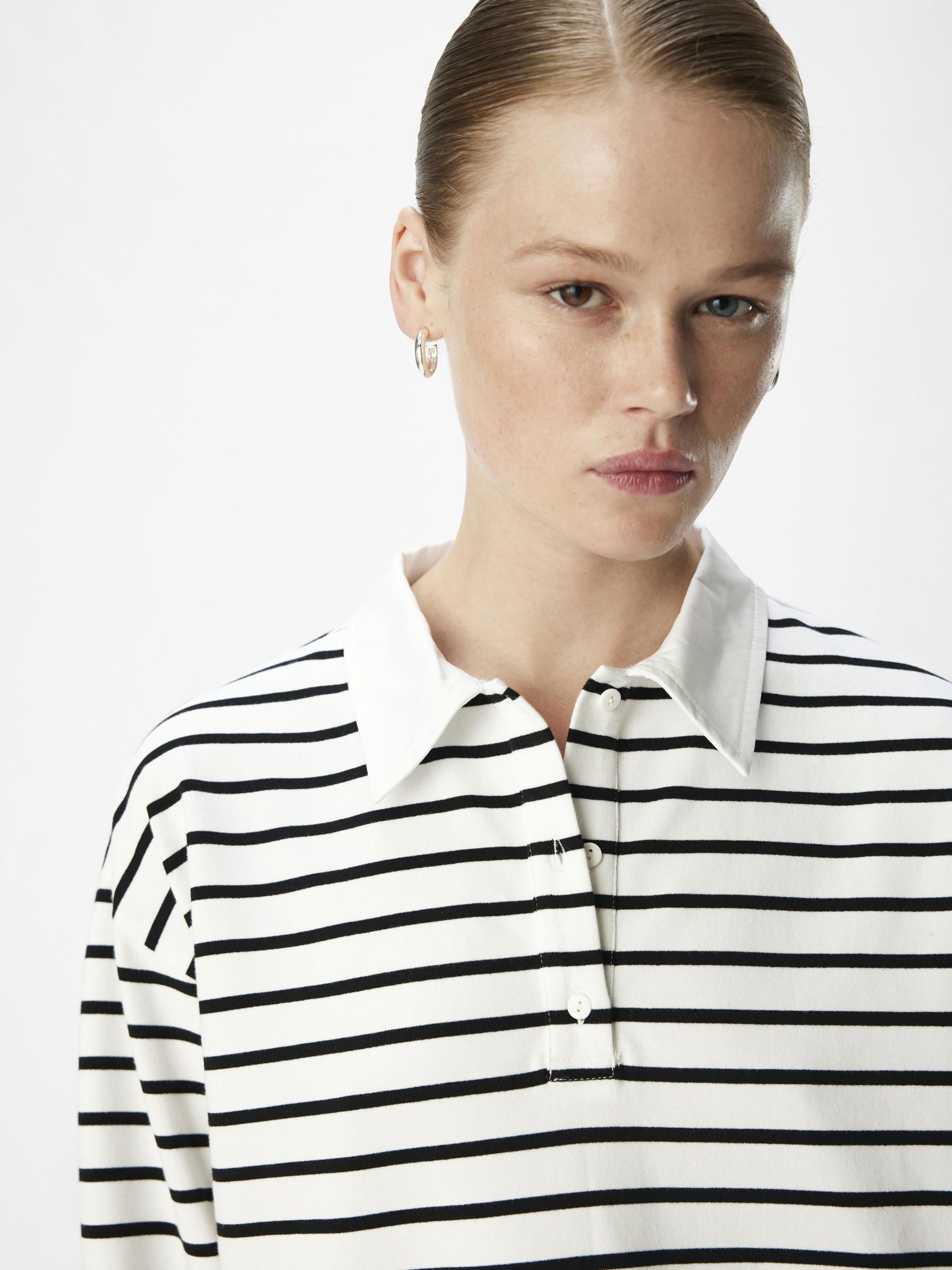 STRIPED POLO SHIRT Black .OBJECT CI Spain