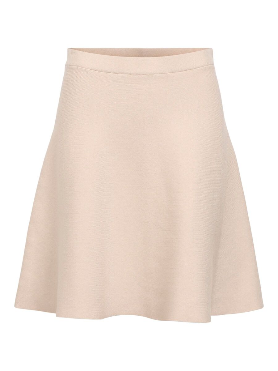 OBJECT KNITTED MINI SKIRT, Silver Gray, highres - 23045393_SilverGray_001.jpg