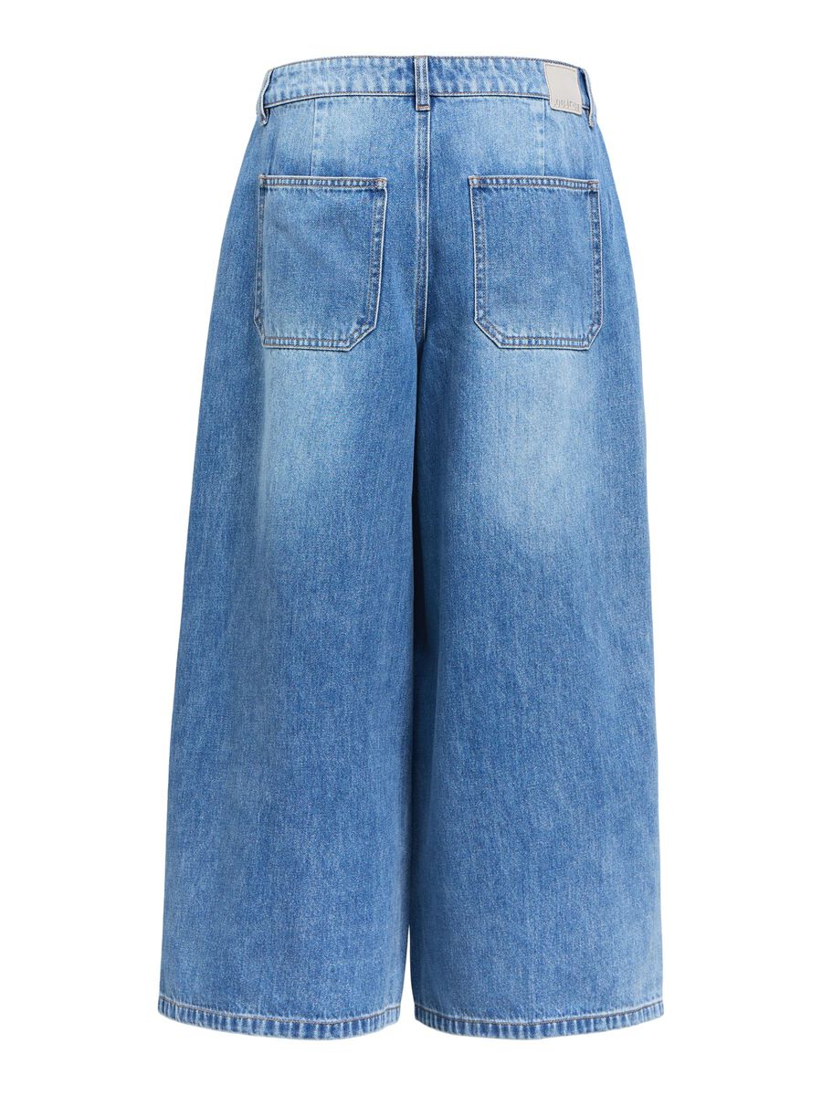 Carousel image - DENIM ZAK CULOTTE, Medium Blue Denim | 2