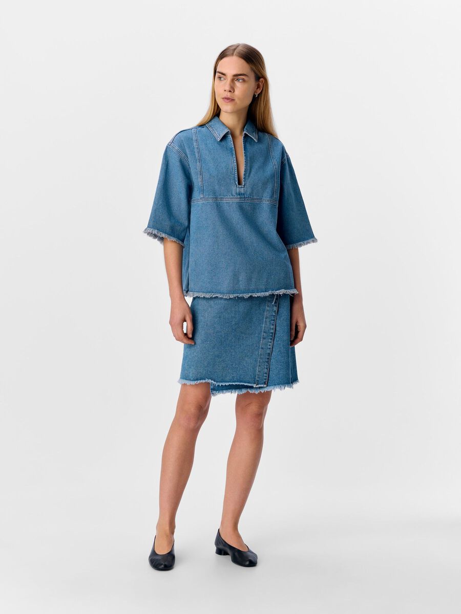 OBJECT DENIM WRAP SKIRT, Light Blue Denim, highres - 23046369_LightBlueDenim_005.jpg