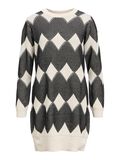 Product image thumbnail - À MOTIF ROBE EN MAILLE, White Sand | 1