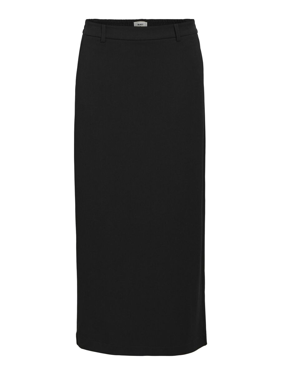 OBJECT MID WAIST MAXI SKIRT, Black, highres - 23044679_Black_001.jpg