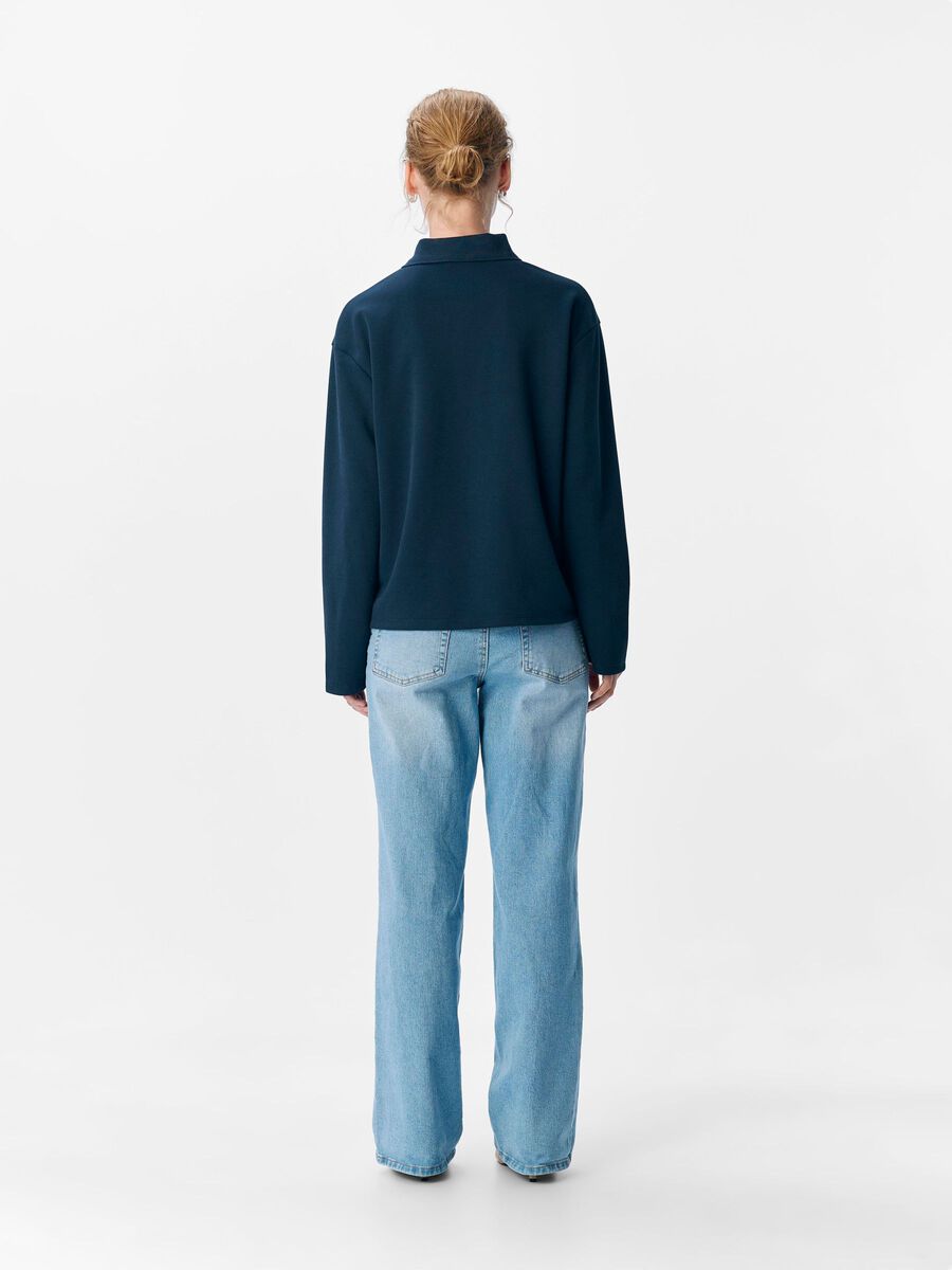 OBJECT LONG-SLEEVED POLO SHIRT, Sky Captain, highres - 23046563_SkyCaptain_004.jpg