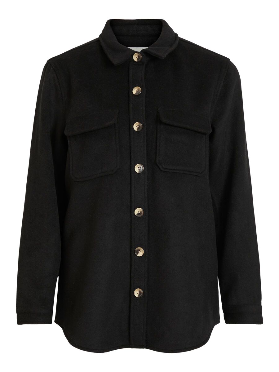 OBJECT OVERSIZED WOOL BLEND JACKET, Black, highres - 23033312_Black_001.jpg