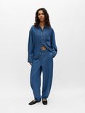 Product image thumbnail - COUPE BARREL D&Eacute;CONTRACT&Eacute; PANTALON, Medium Blue Denim | 4