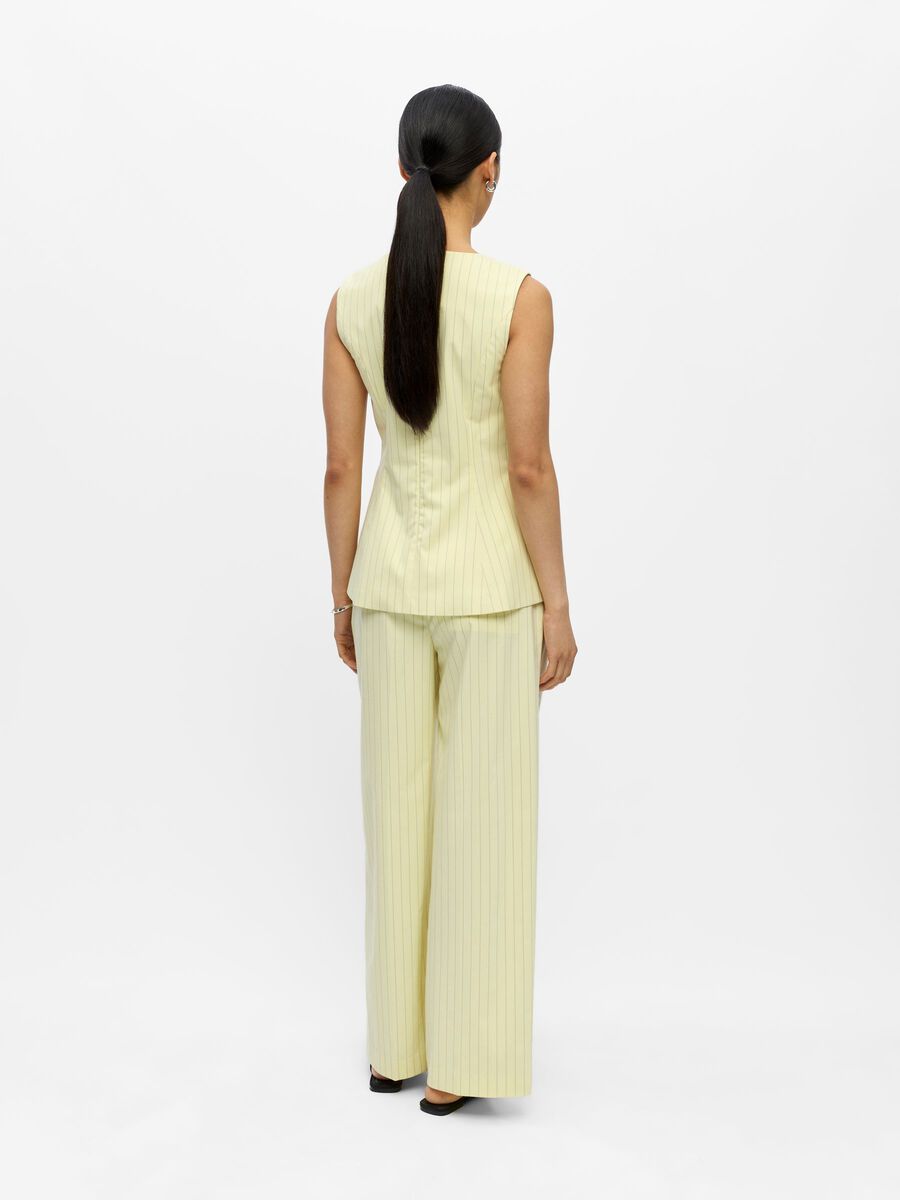 Carousel image - PEPLUM TOP, Tender Yellow | 3