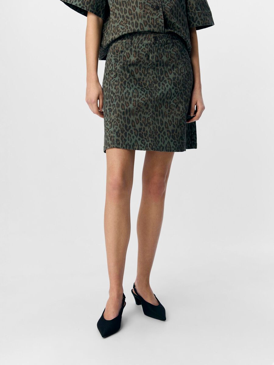 OBJECT LEOPARD PRINT DENIM SKIRT, Duffel Bag, highres - 23047905_DuffelBag_1229449_003.jpg