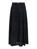 Product image thumbnail - EMBROIDERED MAXI SKIRT, Black | 1