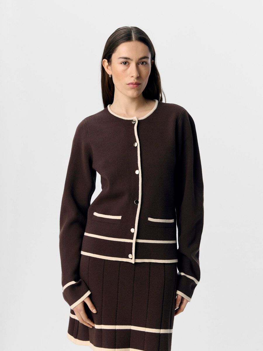 OBJECT EN MAILLE CARDIGAN, Seal Brown, highres - 23048170_SealBrown_1237536_003.jpg
