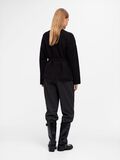OBJECT KNITTED WRAP CARDIGAN, Black, highres - 23044093_Black_004.jpg