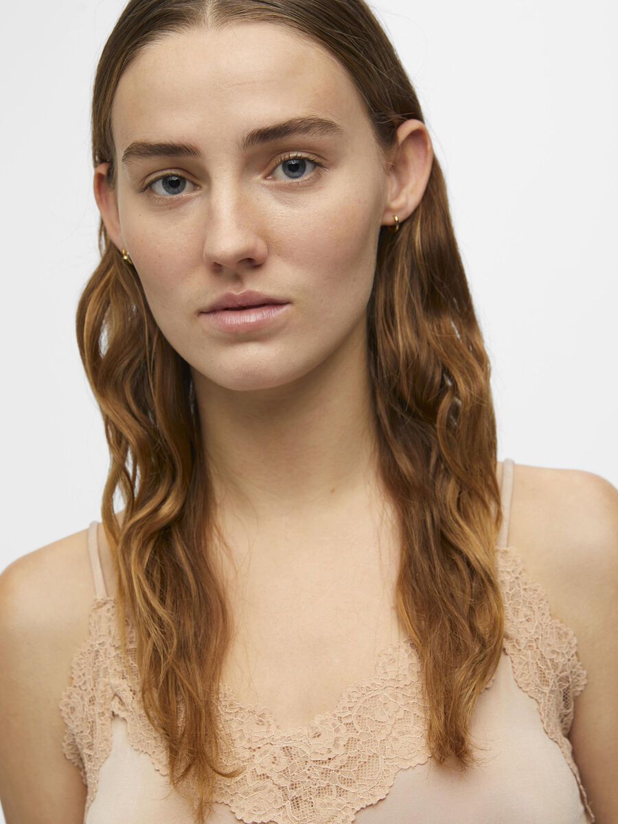 Carousel image - LACE SLEEVELESS TOP, Humus | 5