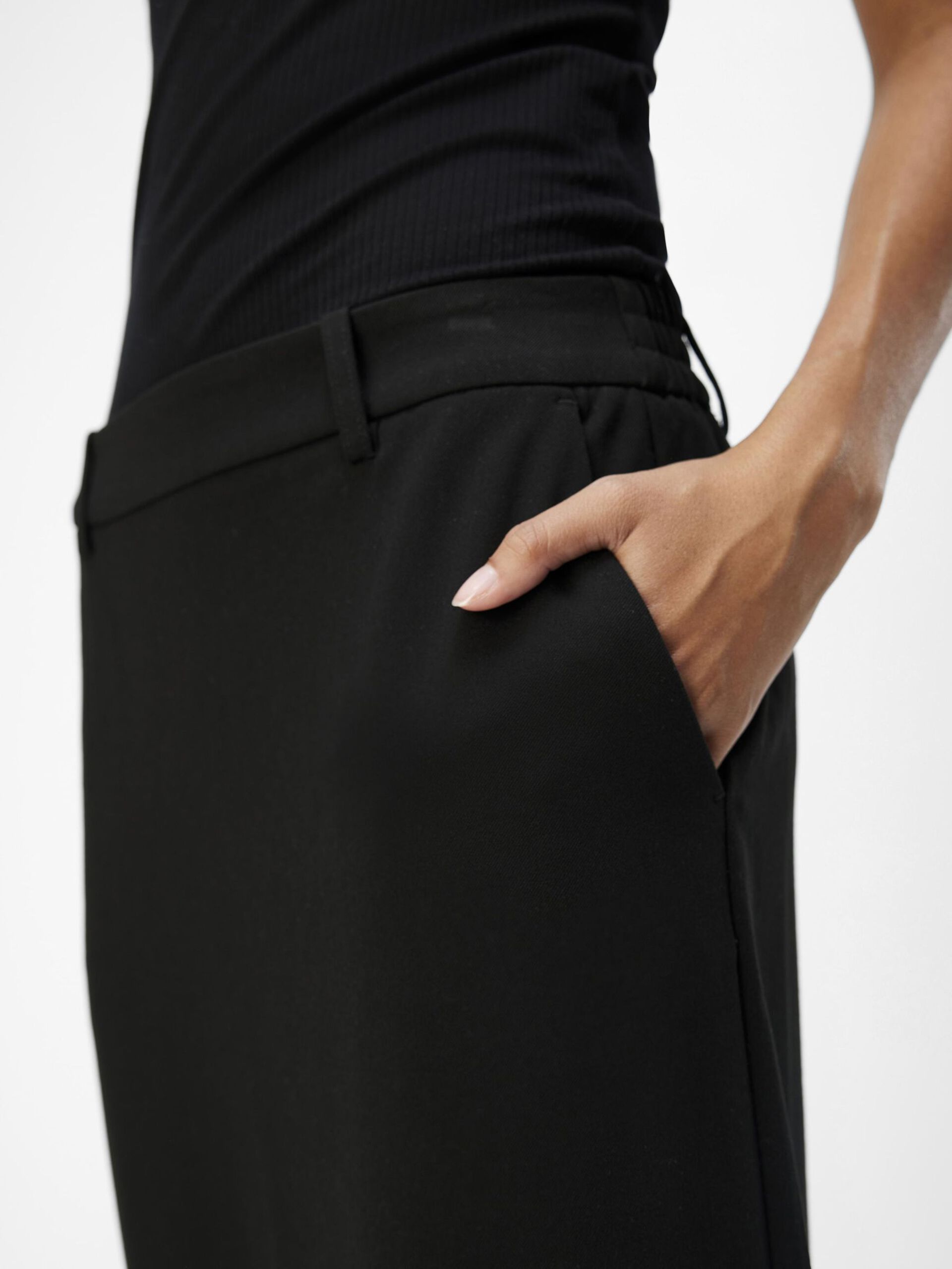 Carousel image - MID WAIST MAXI SKIRT, Black | 7