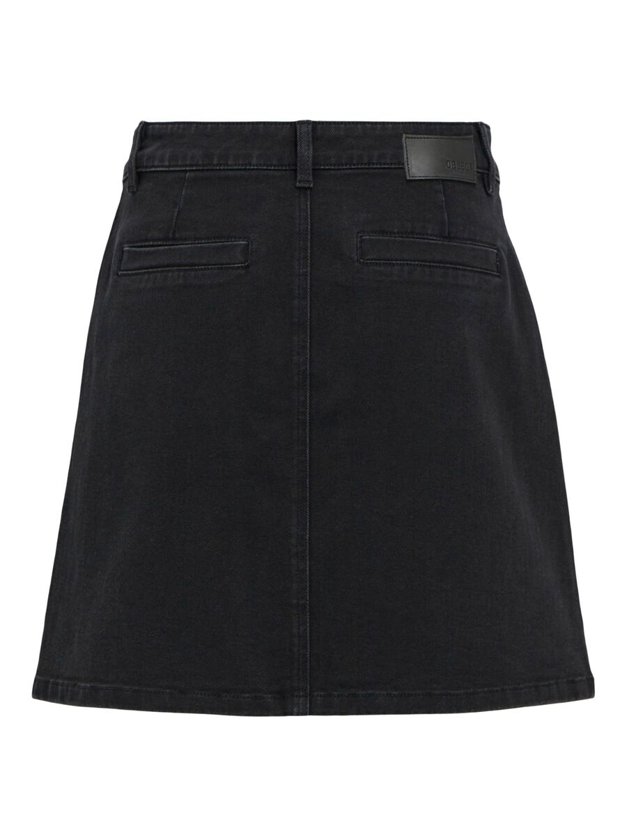 Product carousel image - DENIM MINISKJØRT, Black Denim | 3