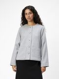OBJECT SHORT JACKET, Light Grey Melange, highres - 23044639_LightGreyMelange_003.jpg