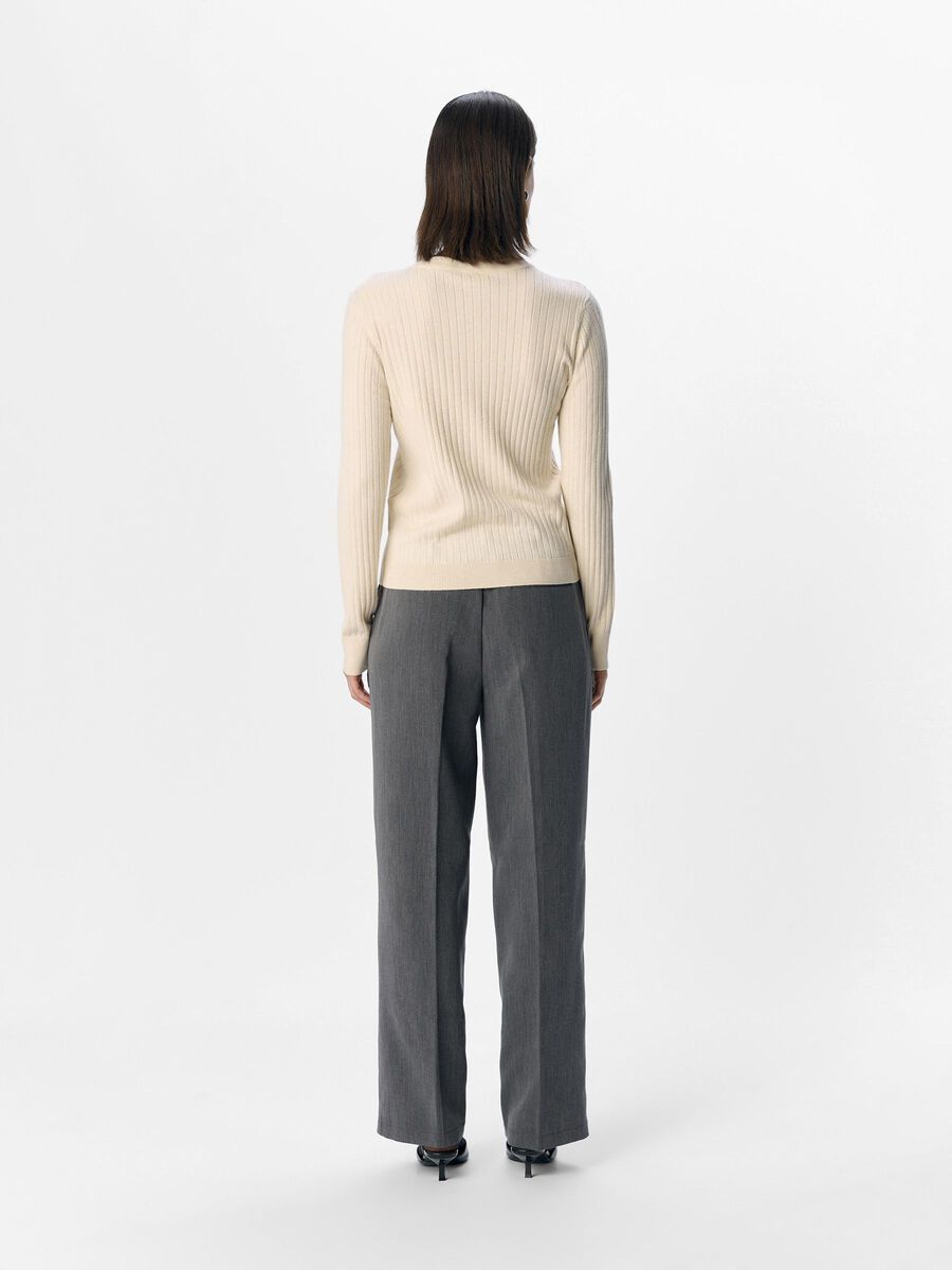 OBJECT RIBBED KNITTED TOP, Sandshell, highres - 23046228_Sandshell_1174677_004.jpg