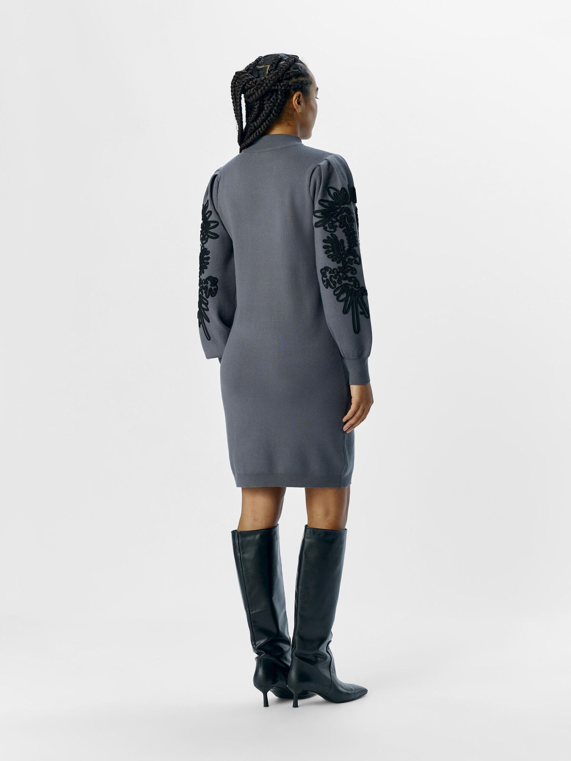 Carousel image - OBJJOANA MINI DRESS, Magnet | 3