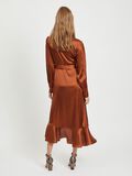 Object Collectors Item RUFFLE SHINY WRAP DRESS, Brown Patina, highres - 23032059_BrownPatina_004.jpg