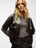 Product image thumbnail - SNAKE PRINT TOP, Seal Brown | 6