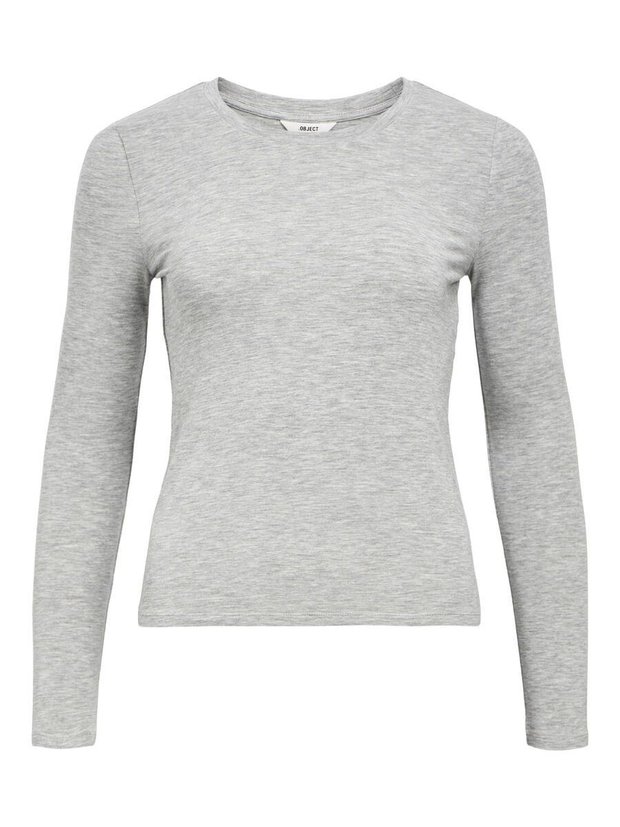 OBJECT LANGERMET TOPP, Medium Grey Melange, highres - 23046951_MediumGreyMelange_001.jpg