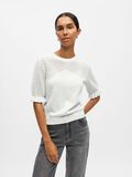 Product image thumbnail - KNITTED TOP, Cloud Dancer | 2