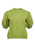 Object Collectors Item SHORT-SLEEVED KNITTED TOP, Peridot, highres - 23044017_Peridot_001.jpg