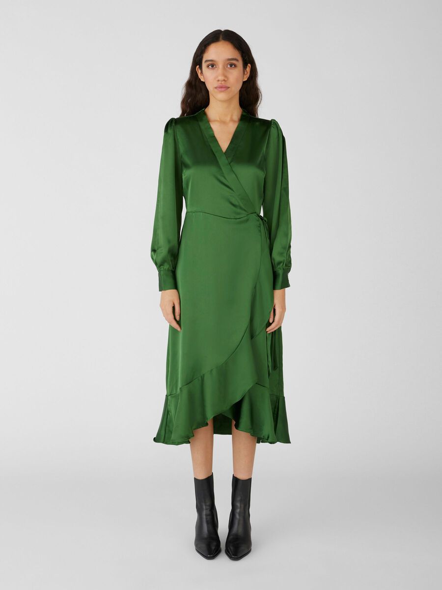 OBJECT SATIN ROBE CACHE-CŒUR, Artichoke Green, highres - 23039256_ArtichokeGreen_003.jpg