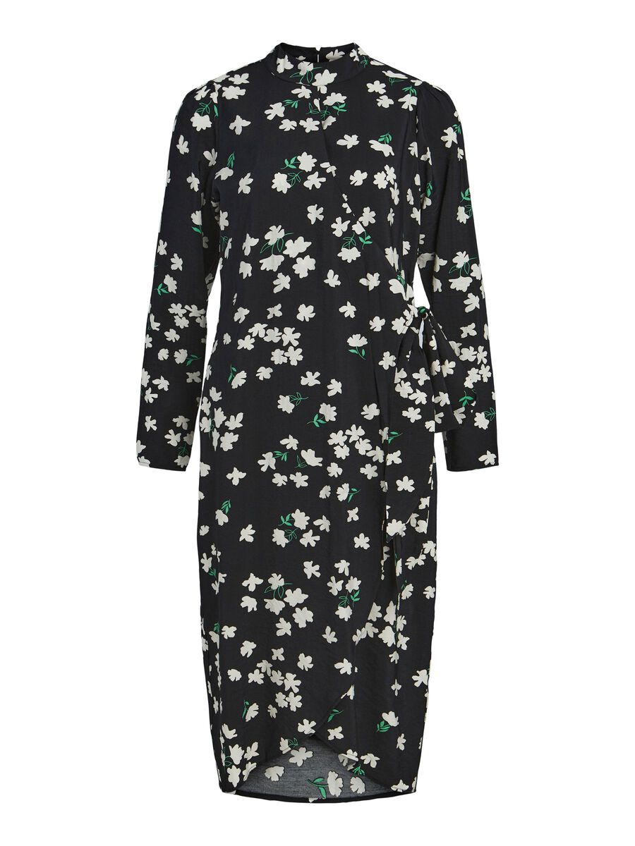 Object Collectors Item FLORAL WRAP DRESS, Black, highres - 23040677_Black_994282_001.jpg