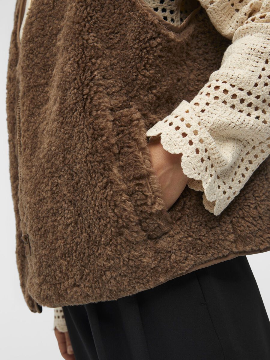 Carousel image - FLEECE GILET, Fossil | 5