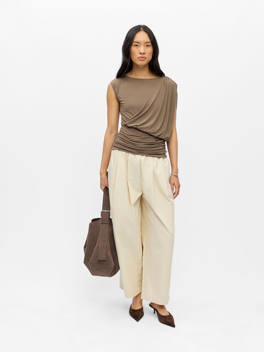 Carousel image - DRAPERET TOP, Morel | 4
