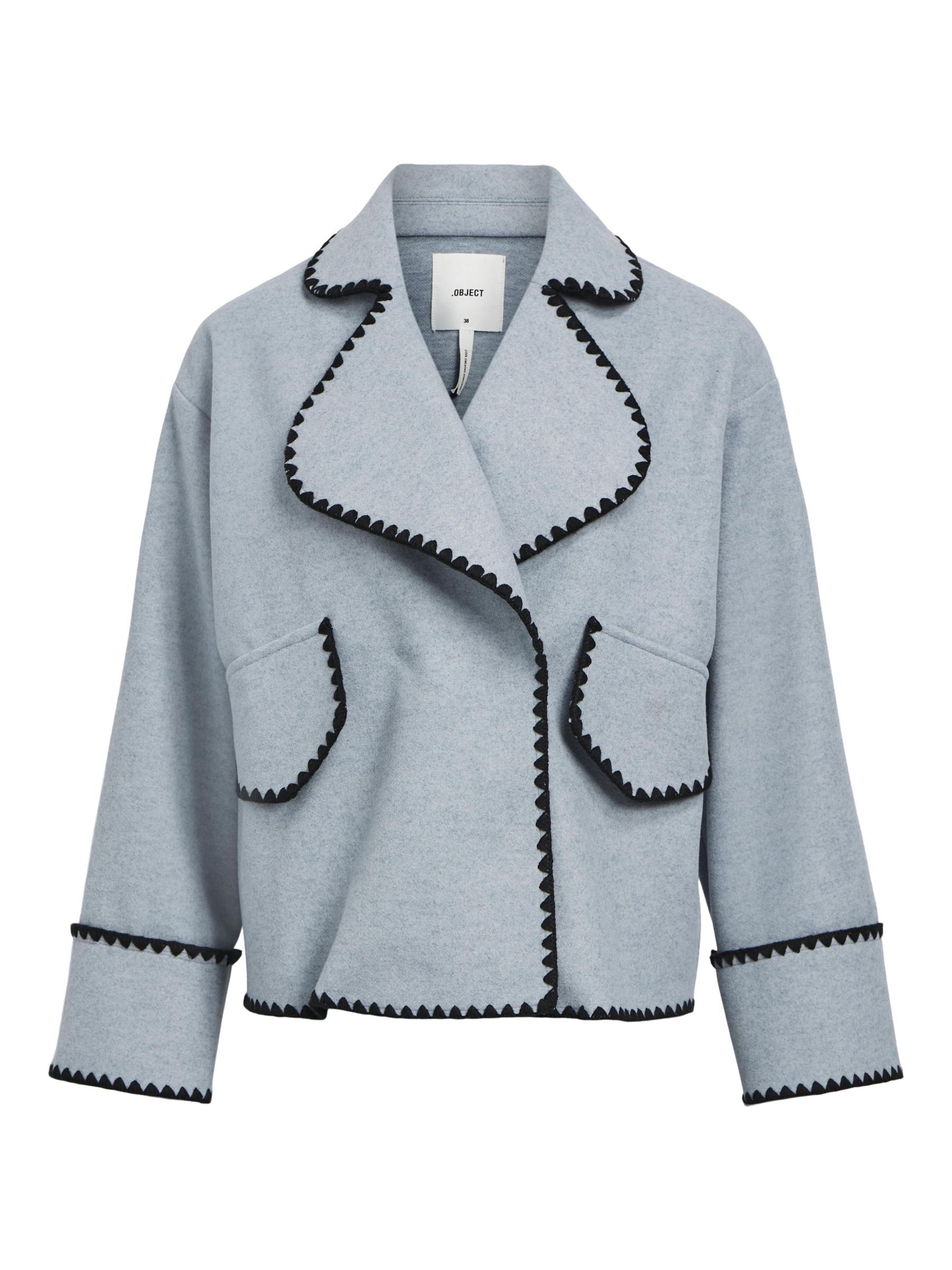 Light grey store cropped jacket