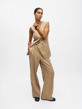 Product image thumbnail - WIDE LEG TROUSERS, Tannin | 6