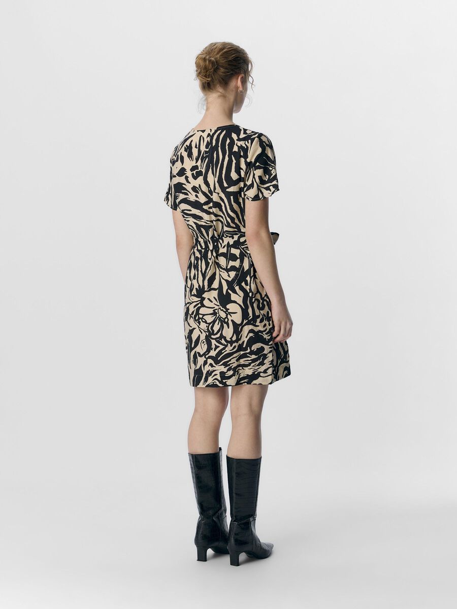 OBJECT V-NECK MINI DRESS, Sandshell, highres - 23045927_Sandshell_1165802_004.jpg